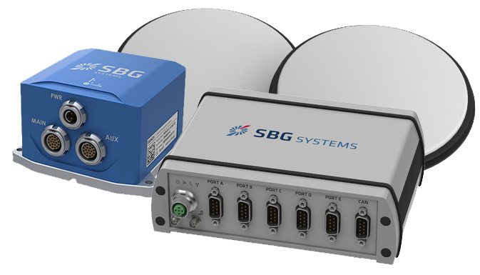 SBG Ekinox Inertially aided survey grade GNSS positioning system